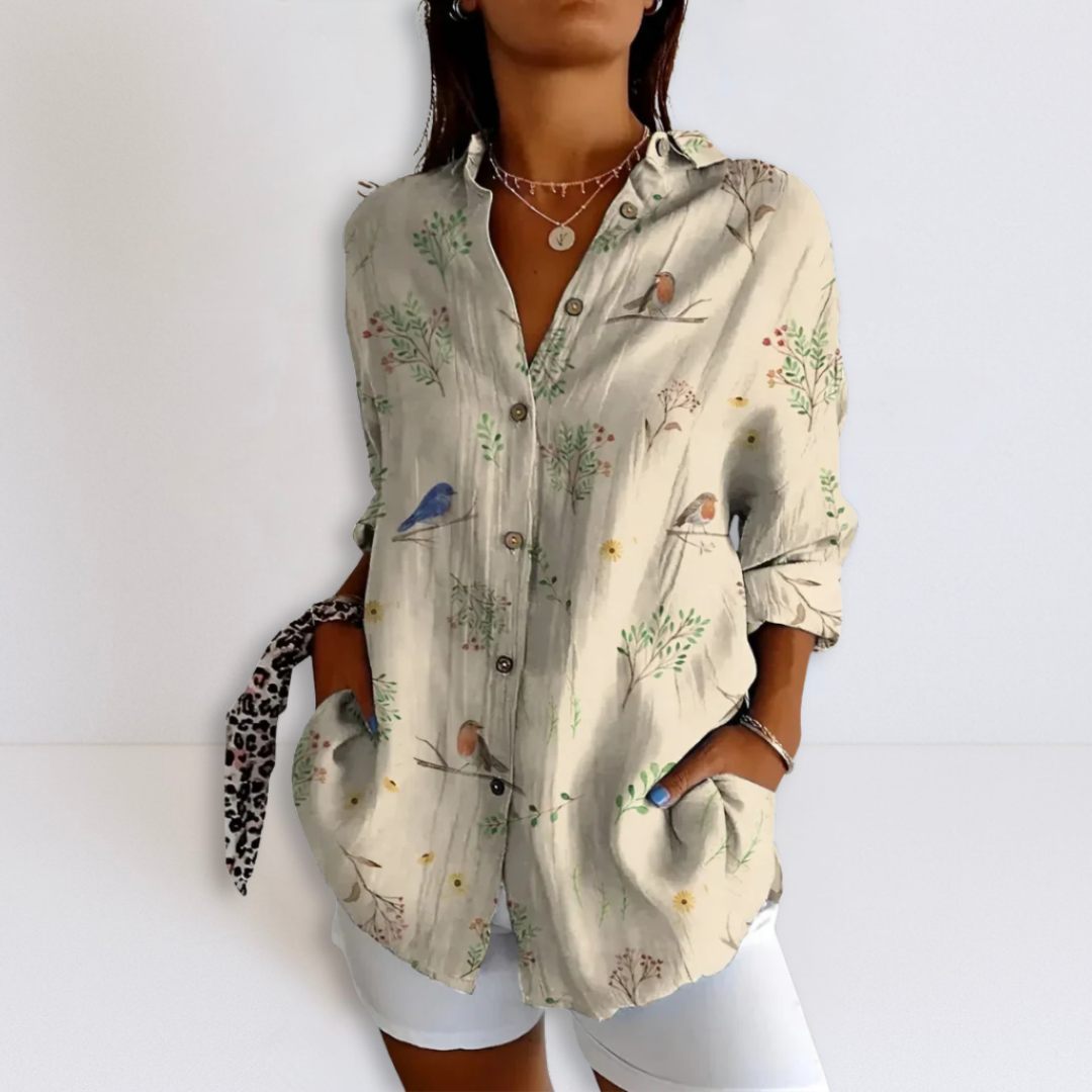 Katherine | Relaxed Printed Blouse