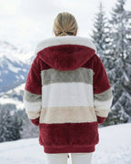 Beverley | Colorblock Plush Jacket