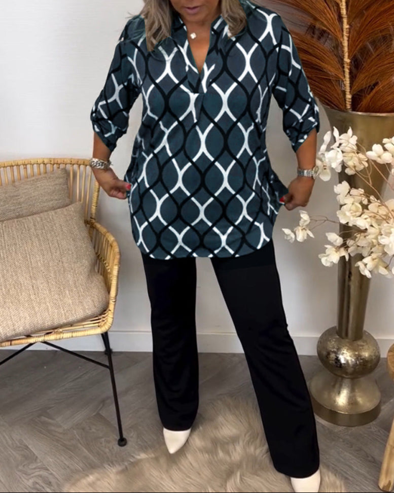 Jennifer | Casual Blouse with Long Sleeves