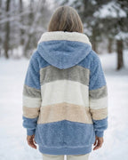 Beverley | Colorblock Plush Jacket