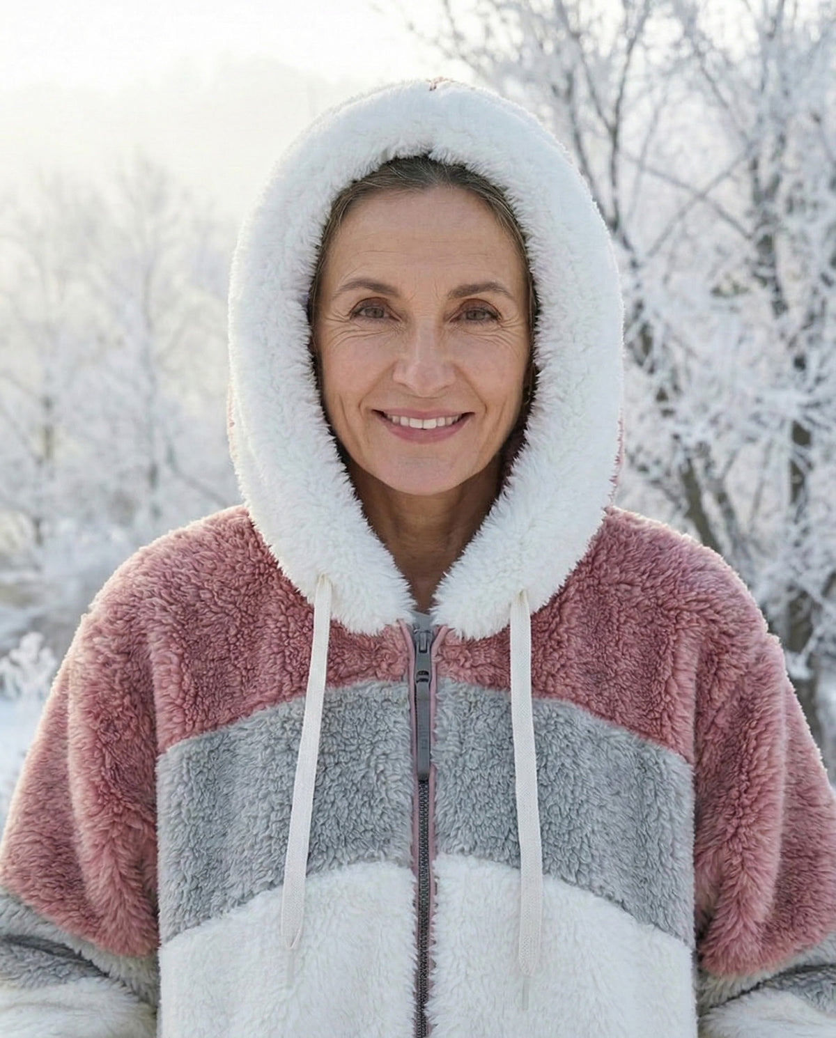 Beverley | Colorblock Plush Jacket