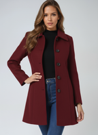 Josephine | Single Breasted Winter Trench Coat