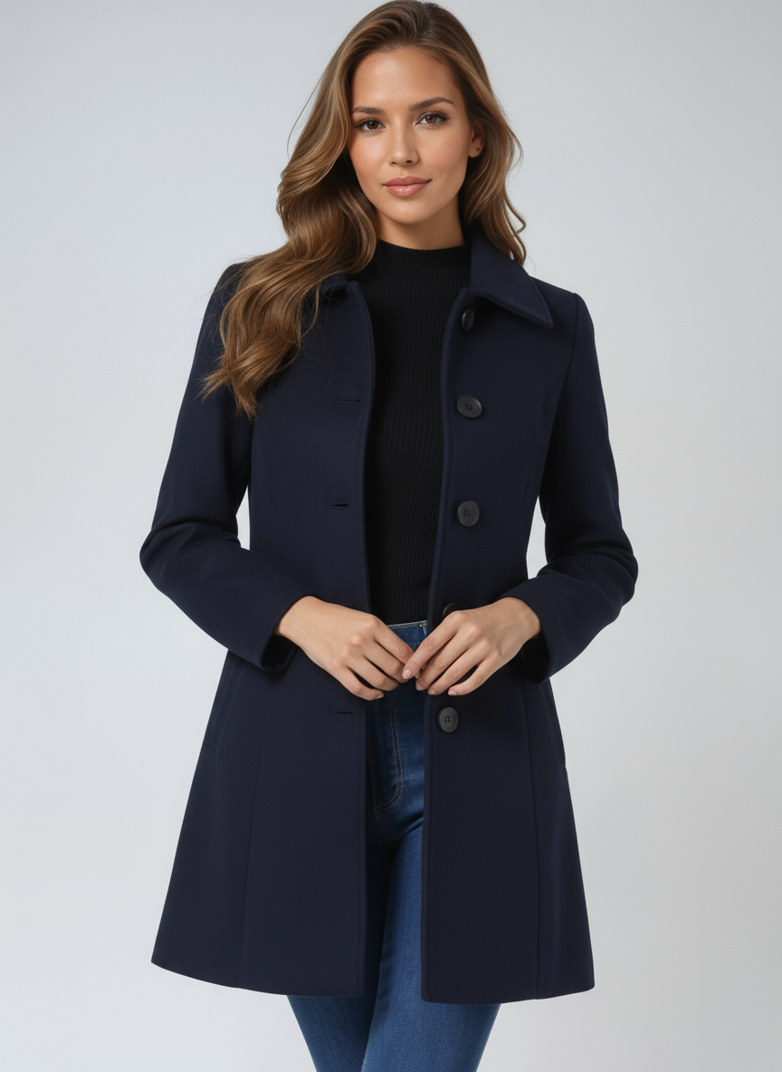 Josephine | Single Breasted Winter Trench Coat